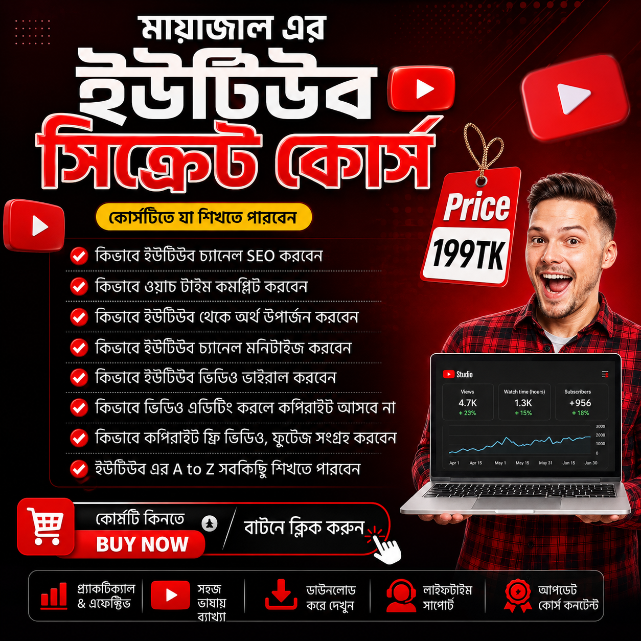 Mayazal Course – Complete YouTube SEO, Monetization & Channel Growth
