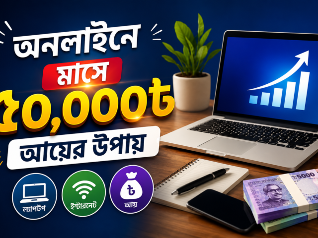 অনলাইনে মাসে ৫০,০০০ টাকা আয় করবেন যেভাবে
