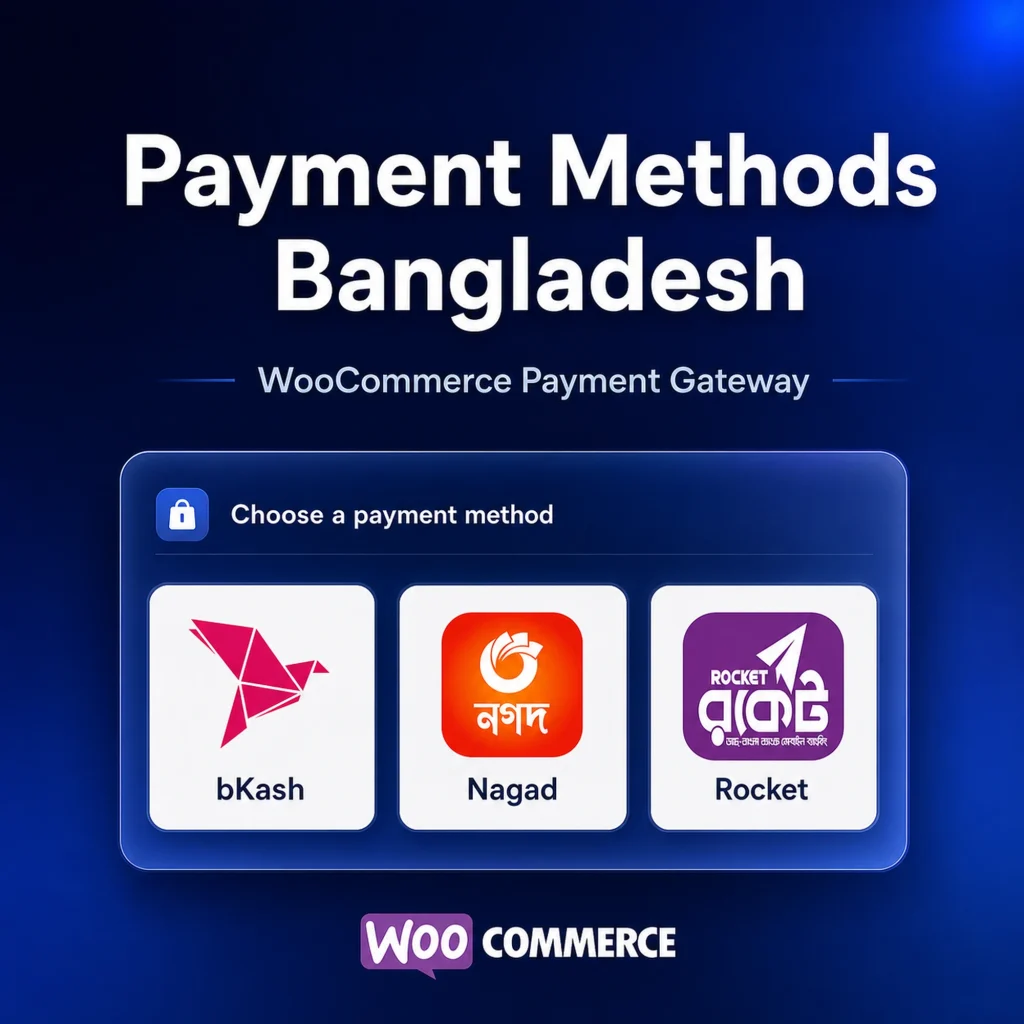 Bkash, Nagad & Rocket Payment Plugin